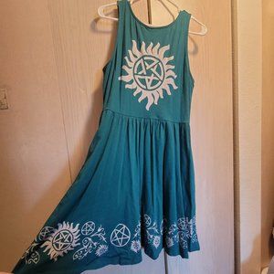 NWT Supernatural Skater Dress Hot Topic Size L